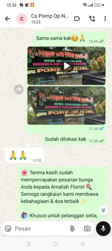 Testimonial Papan Bunga kawasan industri tanjung api api